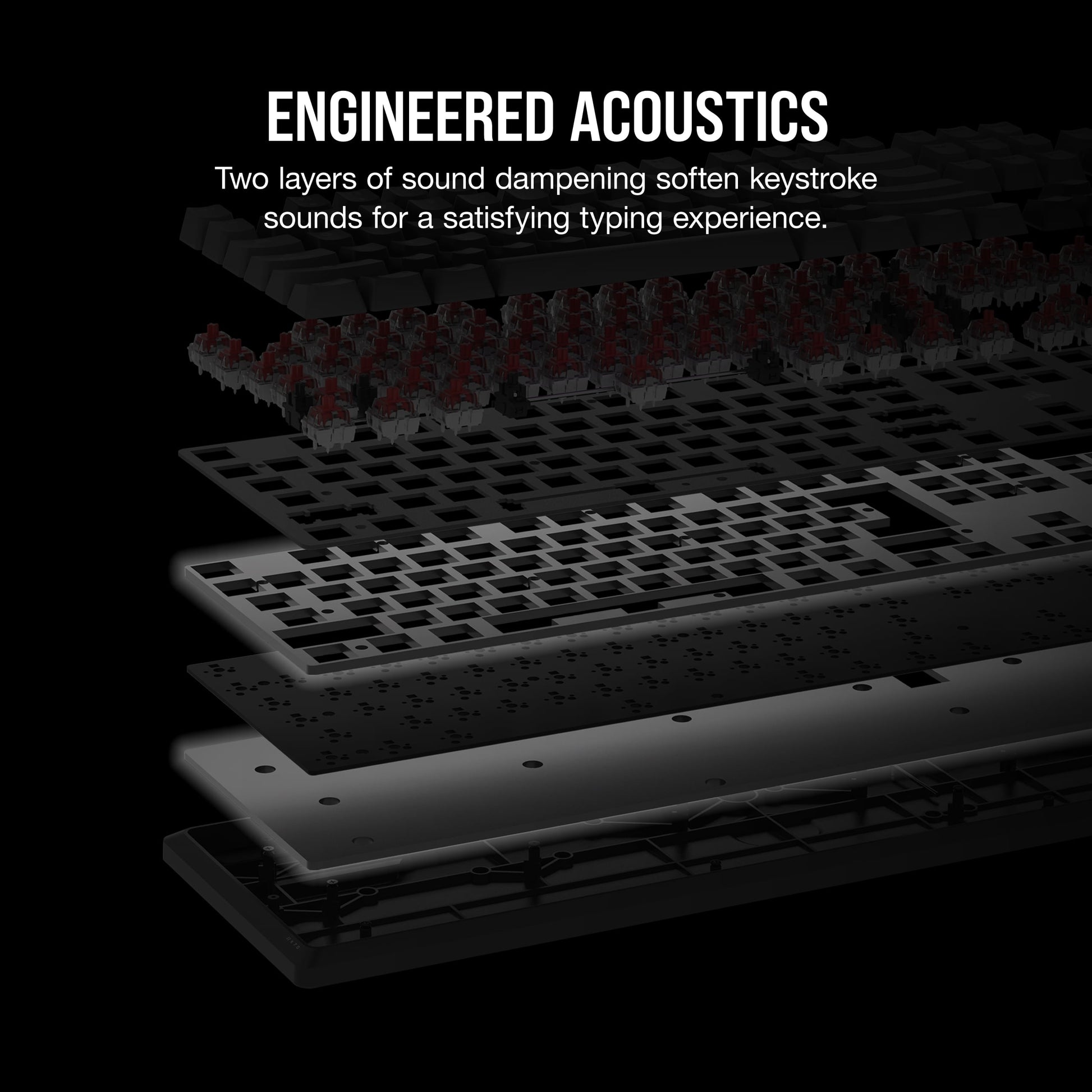 K70 CORE RGB USB Gaming Keyboard, Gray